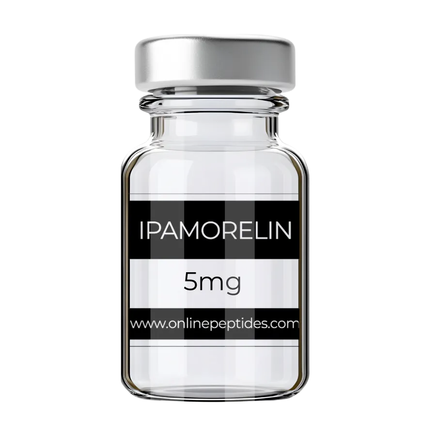 Ipamorelin research peptide vial