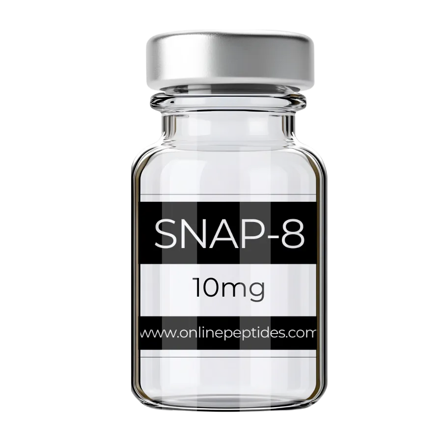 SNAP-8 research peptide vial